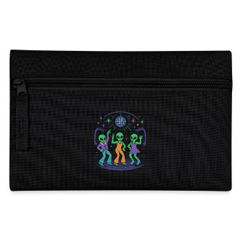 Disco Alien Club - Retro Dance in Space - Pencil Case - black - Front