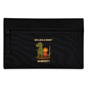 Big as a dino? Almost! Dinosaur lovers - Pencil Case - black - Front