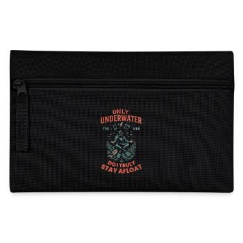Only Underwater Do I Truly Stay Afloat - Federtasche - Schwarz - Vorne