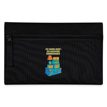 Je ne collectionne pas, j’archive des souvenirs - Trousse - noir - Devant