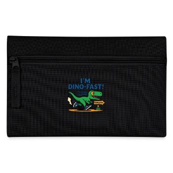 I'm Dino-Fast Kindergarten Graduation - Pencil Case - black - Front