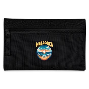 Mallorca Sonnenuntergang - Federtasche - Schwarz - Vorne