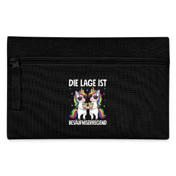 The situation is drunkenness - Pencil Case - black - Front