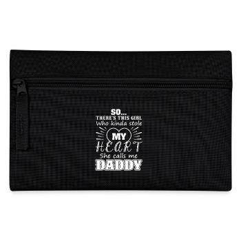 There is This Girl Calls Me Daddy Father's day - Pencil Case - black - Front