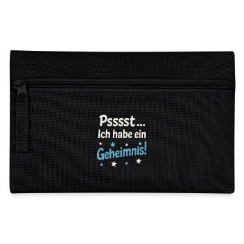 J’ai un secret ! | Motif surprise sucrée - Trousse - noir - Devant