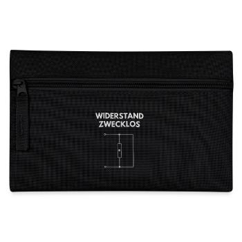 Resistance Useless Electronics Circuit Humor - Pencil Case - black - Front