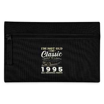 30 Jahre 1995 Vintage Retro Geburtstagsgeschenk - Federtasche - Schwarz - Vorne