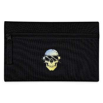 Ski Ski Goggles Skeleton - Pencil Case - black - Front