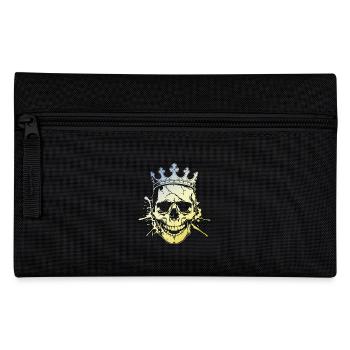 Crâne de roi - Trousse - noir - Devant