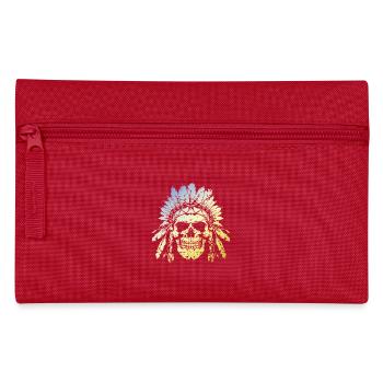 Chief Skull - Pencil Case - red - Front