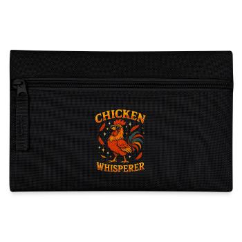 Chuchoteur de poulet - Style de ferme coquine - Trousse - noir - Devant