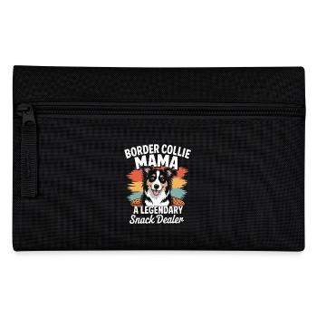 Border Collie Mama – Legendäre Snack Dealerin - Federtasche - Schwarz - Vorne