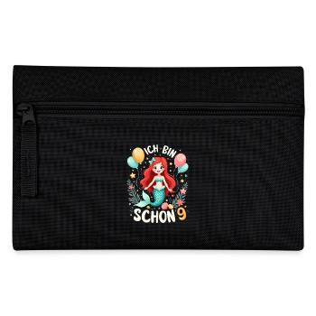 J’ai déjà 9 ans Sirène Birthday Girl - Trousse - noir - Devant