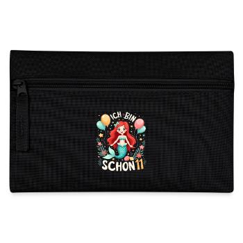 J’ai déjà 11 ans Sirène Birthday Girl - Trousse - noir - Devant