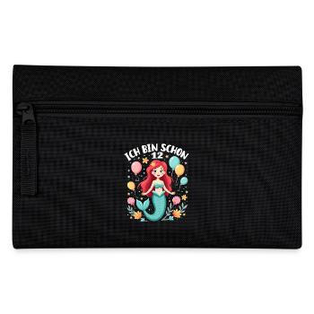 I'm already 12 Mermaid Birthday Girl - Pencil Case - black - Front