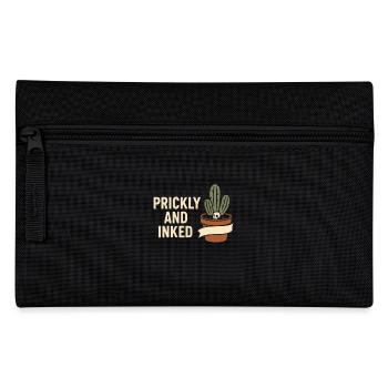 Tattooed plant lover plant mom - Pencil Case - black - Front
