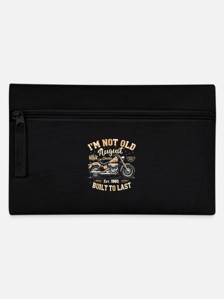August 1965 August birthday 1965 August 1965 - Pencil Case - black