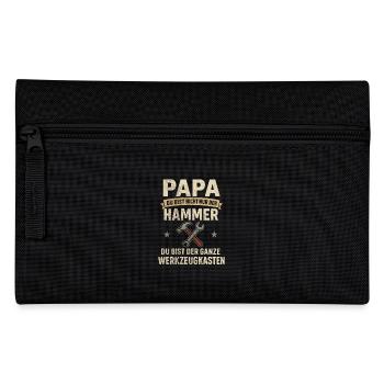 Papa – Tu es toute la boîte à outils - Trousse - noir - Devant