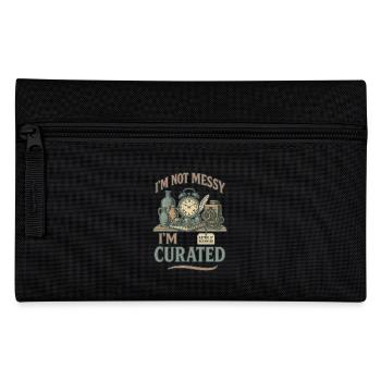 Antique collector Messy Curated - Pencil Case - black - Front