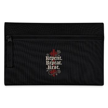Goth Gym Sombre Fitness Alternative Training Gothique - Trousse - noir - Devant