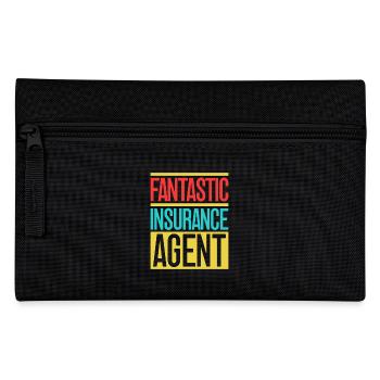 Agent d’assurance Agent fantastique Assurance drôle - Trousse - noir - Devant
