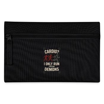 Goth Gym Sombre Fitness Alternative Training Gothique - Trousse - noir - Devant