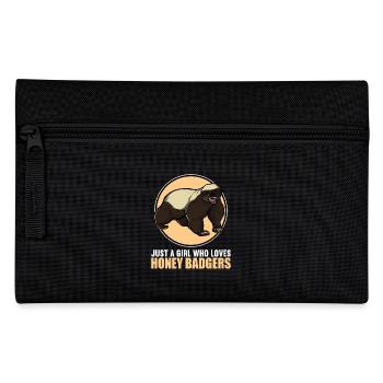 Honey Badger Honigsdachs - Federtasche - Schwarz - Vorne