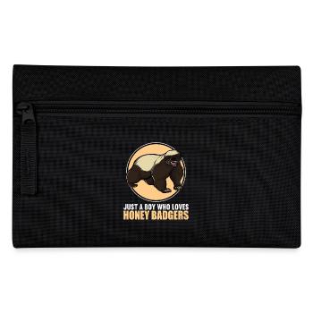 Honey Badger Honigsdachs - Federtasche - Schwarz - Vorne