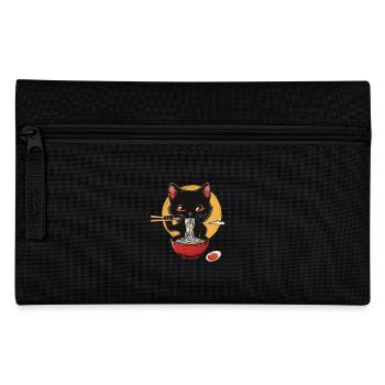 Chat Noir Avec Bol À Ramen Lune - Trousse - noir - Devant