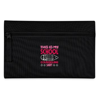 School Counselor This Is My Counseling - Pencil Case - black - Front