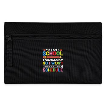 Ja Ich Bin Schulberater Nein Ich Ändere Nicht - Federtasche - Schwarz - Vorne