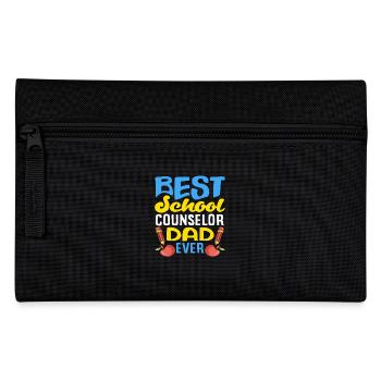 Bester Schulberater Papa Aller Zeiten - Federtasche - Schwarz - Vorne