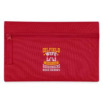 Oil Field Wife Oil Rig Oil Rig - Pencil Case - red - Front