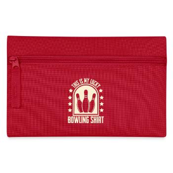 Bowling - Federtasche - Rot - Vorne
