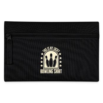 Bowling - Federtasche - Schwarz - Vorne