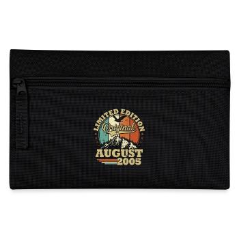 Original August 2005 Vintage Geburtstagsgeschenk - Federtasche - Schwarz - Vorne