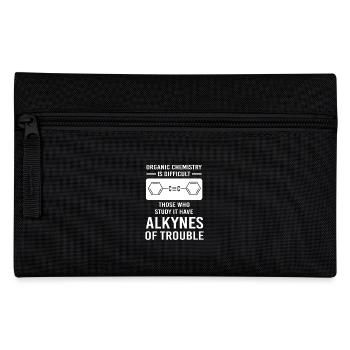 Structural formula chemistry science physics laboratory - Pencil Case - black - Front