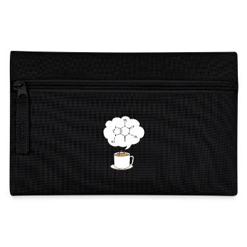 Chemistry Science Physics Laboratory Structural Formula - Pencil Case - black - Front