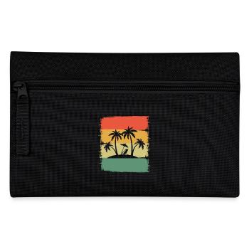 Palm Island Holiday Trip - Pencil Case - black - Front