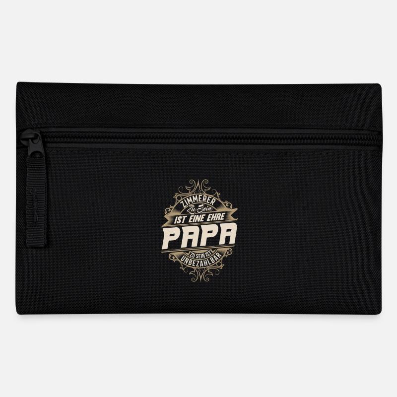 Zimmerer Papa - Federtasche - Schwarz