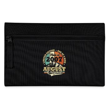 Anniversary August 2007 Birthday Gift - Pencil Case - black - Front