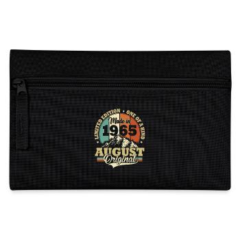 Anniversary August 1965 Birthday Gift - Pencil Case - black - Front