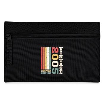 2005 Vintage Retro Cadeau D’anniversaire - Trousse - noir - Devant
