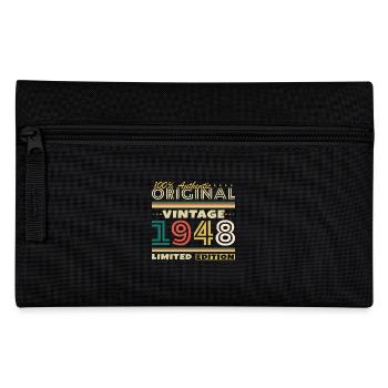 1948 Vintage Geburtstagsgeschenk - Federtasche - Schwarz - Vorne