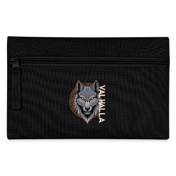 Conception de la rune du loup nordique Valhalla - Trousse - noir - Devant