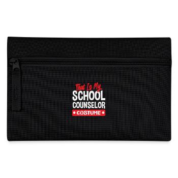 This Is My School Counselor Costume - Pencil Case - black - Front