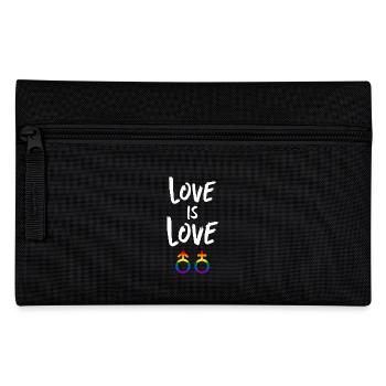 Love is Love Rainbow LGBTQ+ - Pencil Case - black - Front
