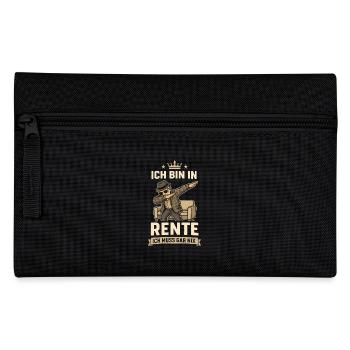 I'm retired – I don't have to do anything - Pencil Case - black - Front
