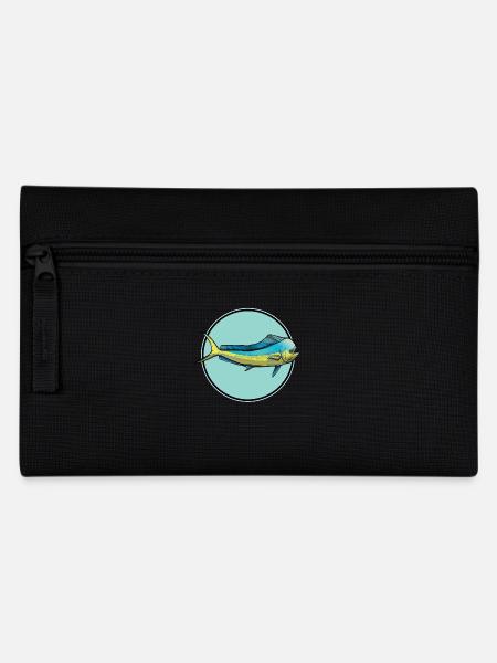 Mahi Mahi Goldmakrele - Federtasche - Schwarz