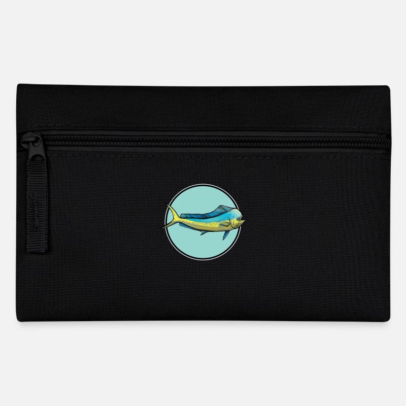 Mahi Mahi Goldmakrele - Federtasche - Schwarz